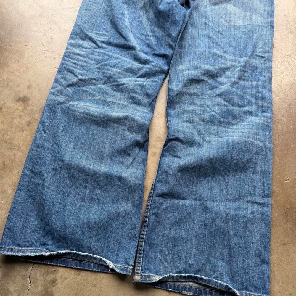 Y2K super Baggy wide leg Denim Jeans size 38" - Picture 3 of 7